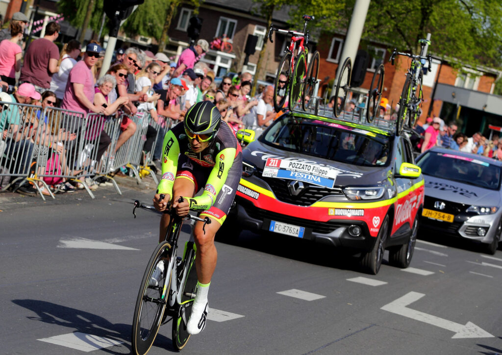 Pippo Pozzato at 2016 Giro d’Italia (licensed CC BY-2.0 by Wessel Blokzijl on Flickr)