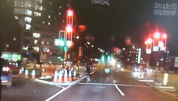 Red light jumping cyclist (via West Midlands Police Road Harm Reduction Team on Twitter).PNG