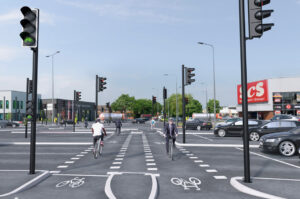 Beelines crossing visualisation (TfGM)