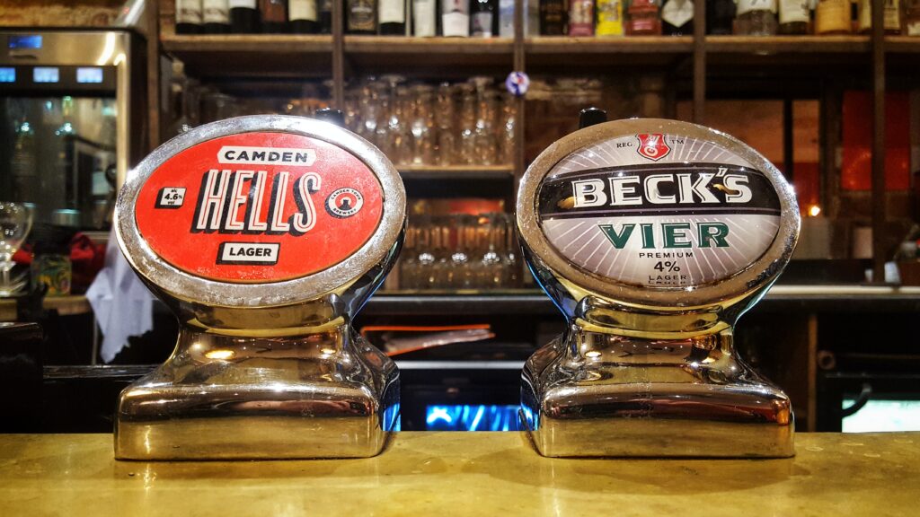 Beer taps (copyrighht Simon MacMichael)