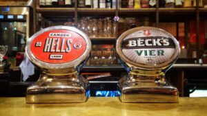 Beer taps (copyrighht Simon MacMichael)