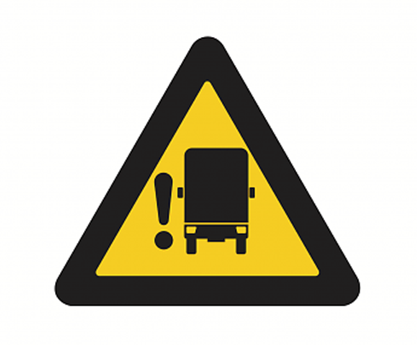 Lorry blind spot detail