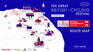 2010 National Championship Road Race route