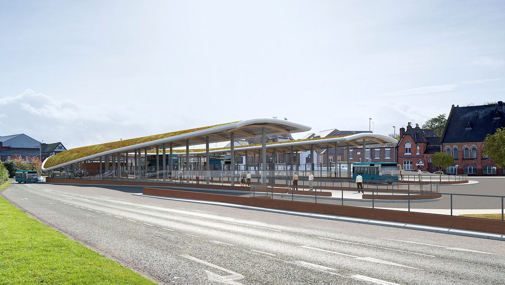 Chester Bus Interchange CGI impression