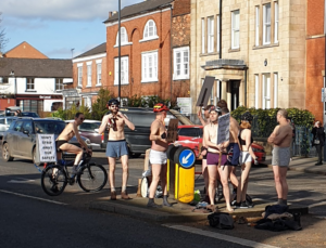 Derby Cyclists Group protest (picture via Chris Williamson MP on Twitter).PNG