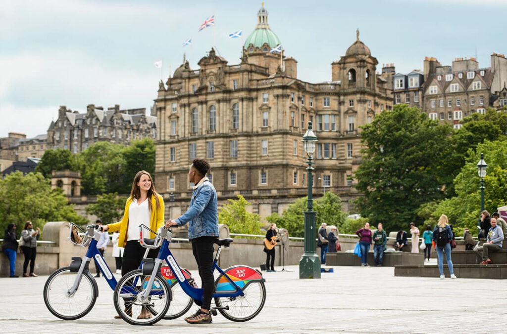 Just Eat Cycles in Edinburgh