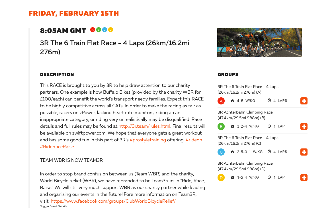 zwift events