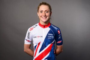 Laura Kenny in 2017 Great Britain Cycling Team kit.jpg