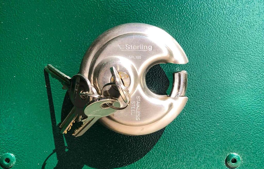 Asgard Access E Plus Bike Storage – lock.jpg
