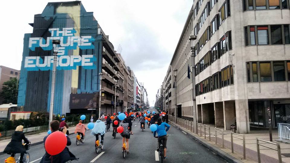 Bikes in Brussels (via European Cyclists&rsquo; Federation on Flickr)