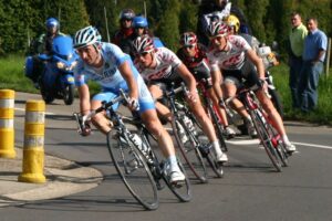 Davide Rebellin leads Schleck brothers and Valverde at LBL 2008