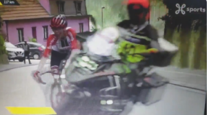 Liane Lippert Brabantse Pijl moto (via Twitter).PNG