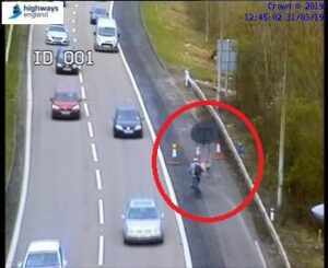 M25 cyclist