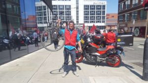 TDL courier on strike (Simon MacMichael)