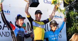 Cory Lockwood at Redlands Bicycle Classic (via YouTube)