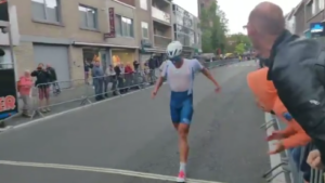 Eamon Lucas sprints to finish 10th (via Twitter).PNG