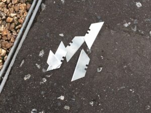 Belfast bike path blades