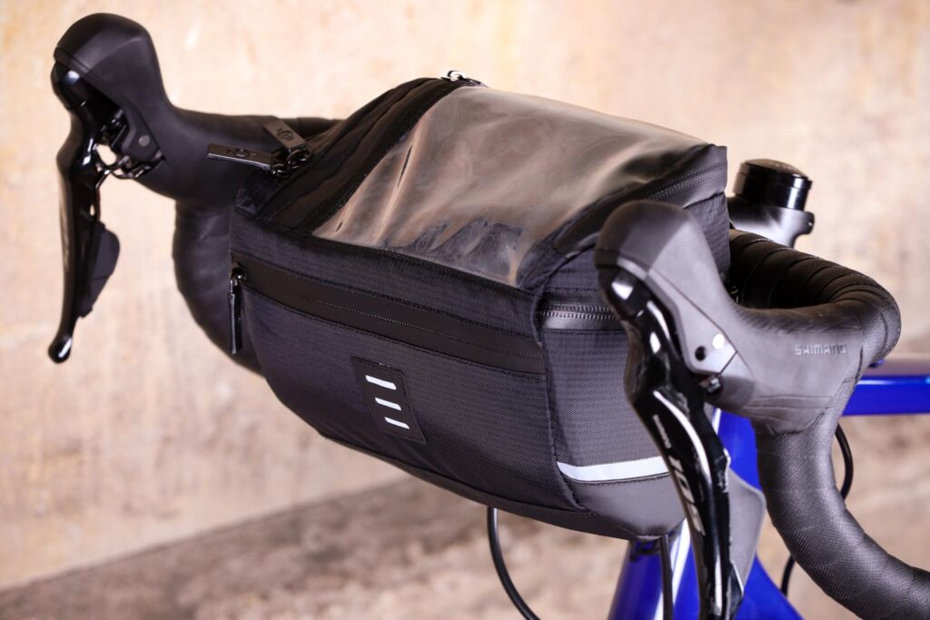 BTR Water Resistant Handlebar Bike Bag With Phone Navigation Pocket – front.jpg