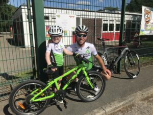 Evan Llewellyn and Mark Cavendish