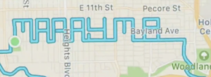 Marry me strava art