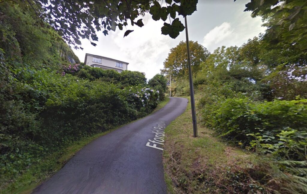 World’s steepest street (via StreetView)