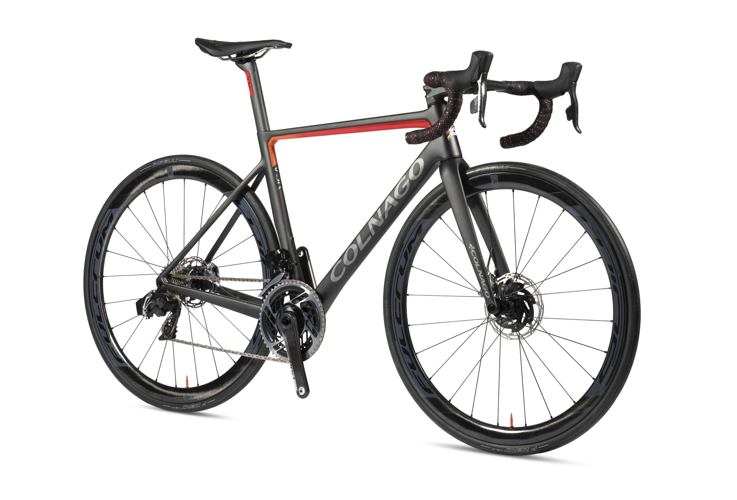 Colnago V3Rs – prospettiva 3 – Nero Arancio