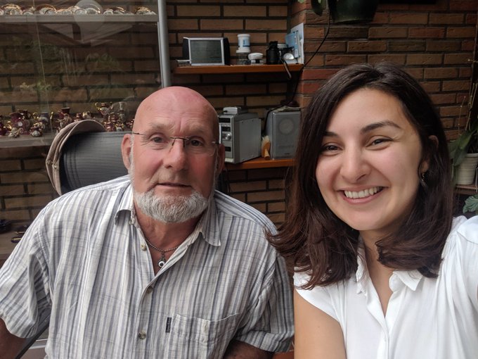 Mevan Babakar with Egbert