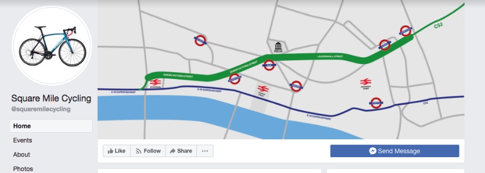 Square Mile Cycling Facebook group