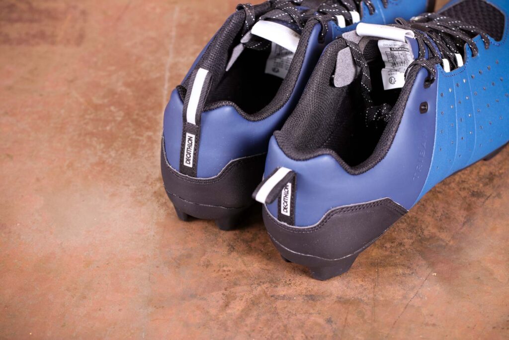 Triban RC 500 SPD road cycling shoes – heels