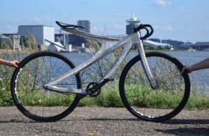 Arc Bike II at the river IJ 2 by Adriaan de Groot