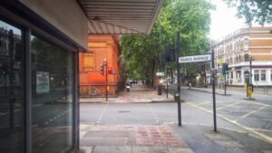 Chiswick High Road junction with Duke’s Avenue (picture Simon MacMichael)