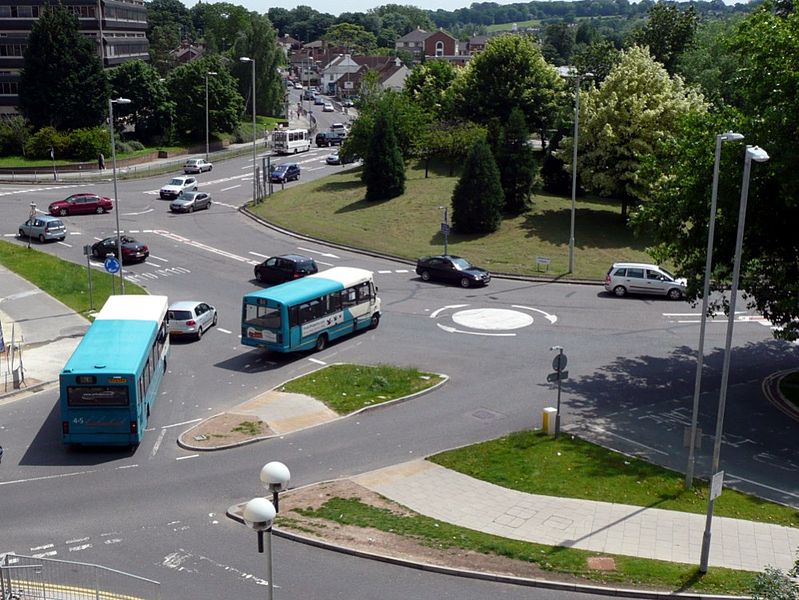 Magic Roundabout in Hemel Hempstead