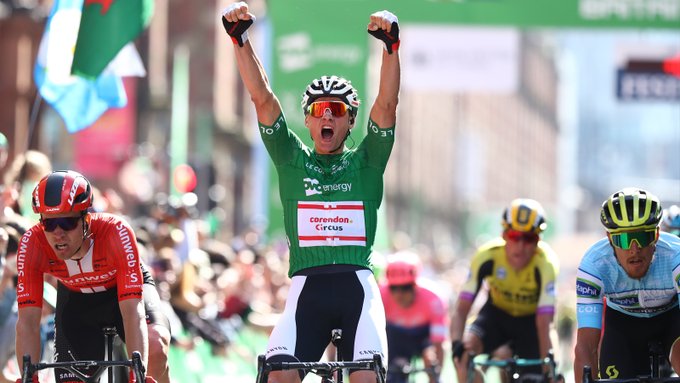 Mathieu van der Poel wins the 2019 Tour of Britain (picture credit SWPix.com)