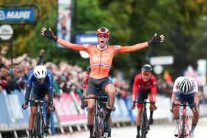 Nils Eekhoff wins U23 road race at Yorkshire 2019 (SWPix.com).JPG