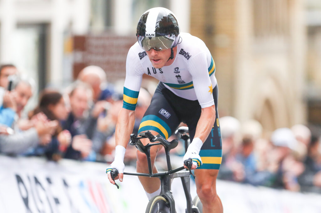 Rohan Dennis retains world TT title in Harrogate (picture Simon Wilksinson, SWPix.com).JPG