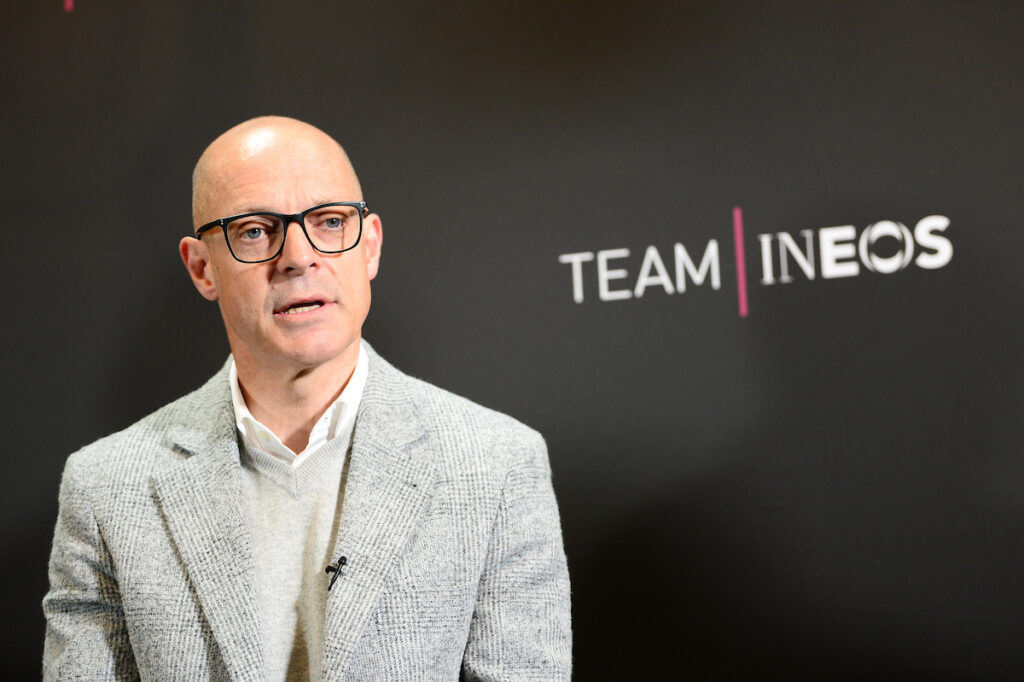 Sir Dave Brailsford at Team Ineos launch