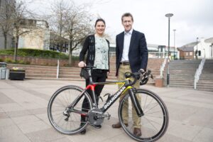Dame Sarah Storey and Sheffield City Region Mayor Dan Jarvis