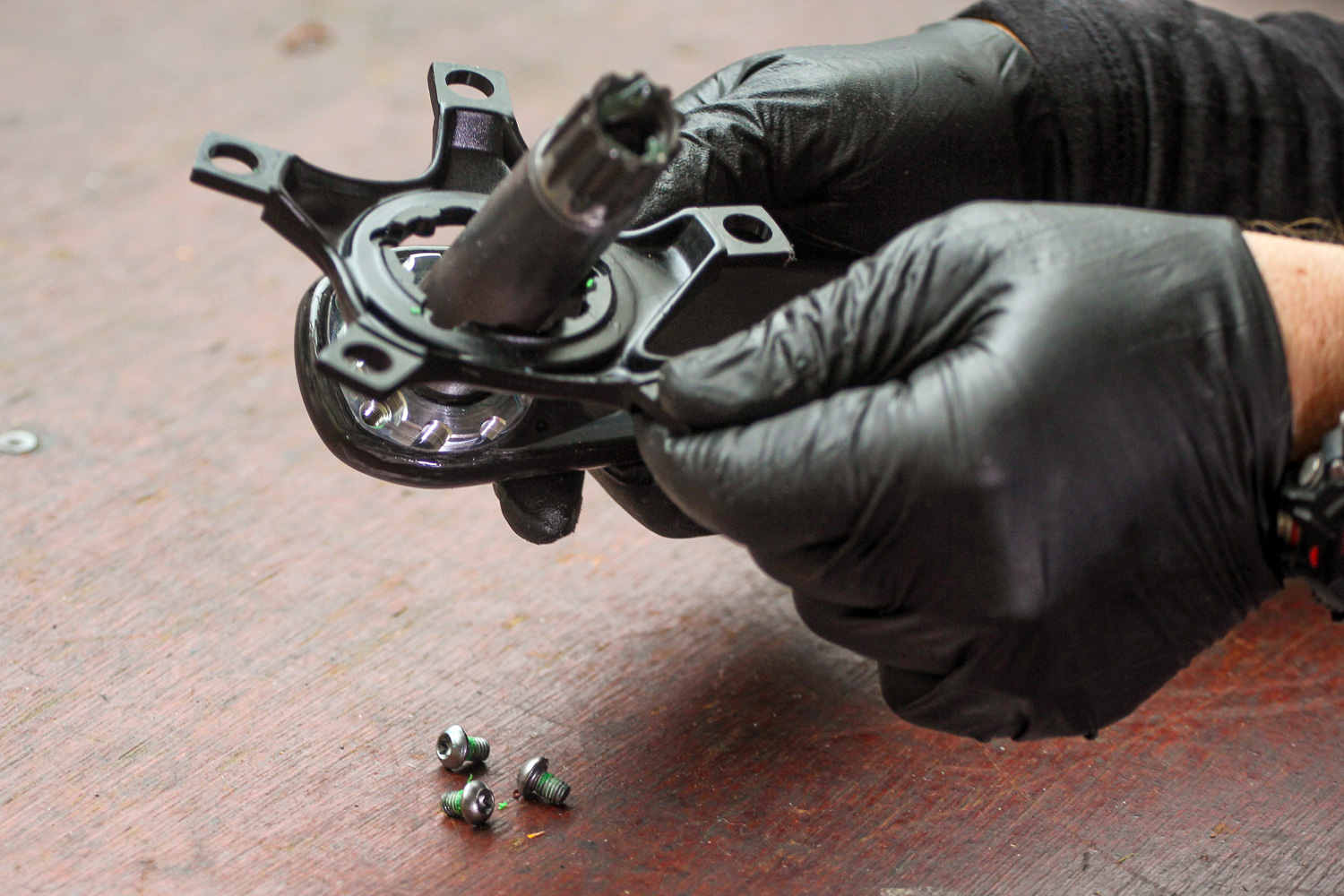 How to fit a CX1 chainring 04