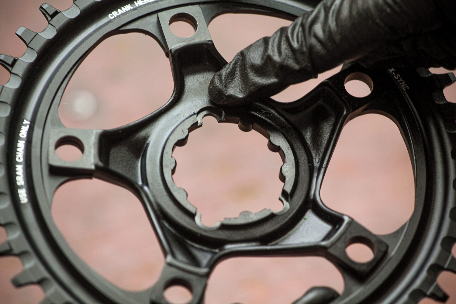 How to fit a CX1 chainring 08