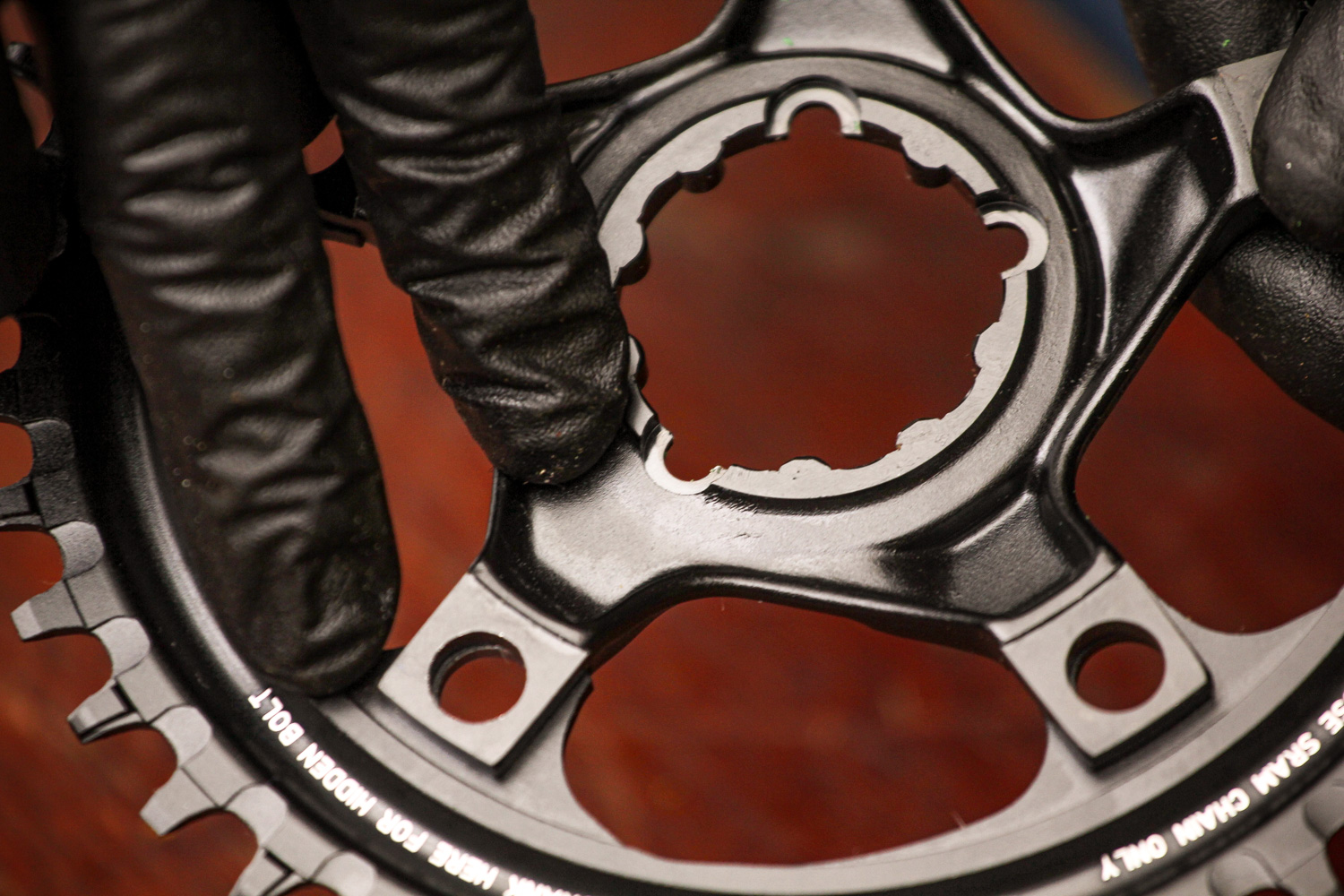 How to fit a CX1 chainring 09
