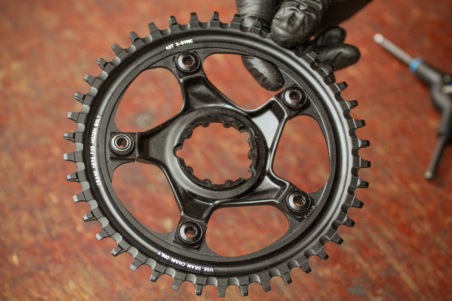 How to fit a CX1 chainring 15