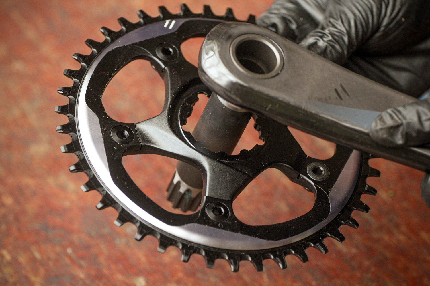 How to fit a CX1 chainring 16