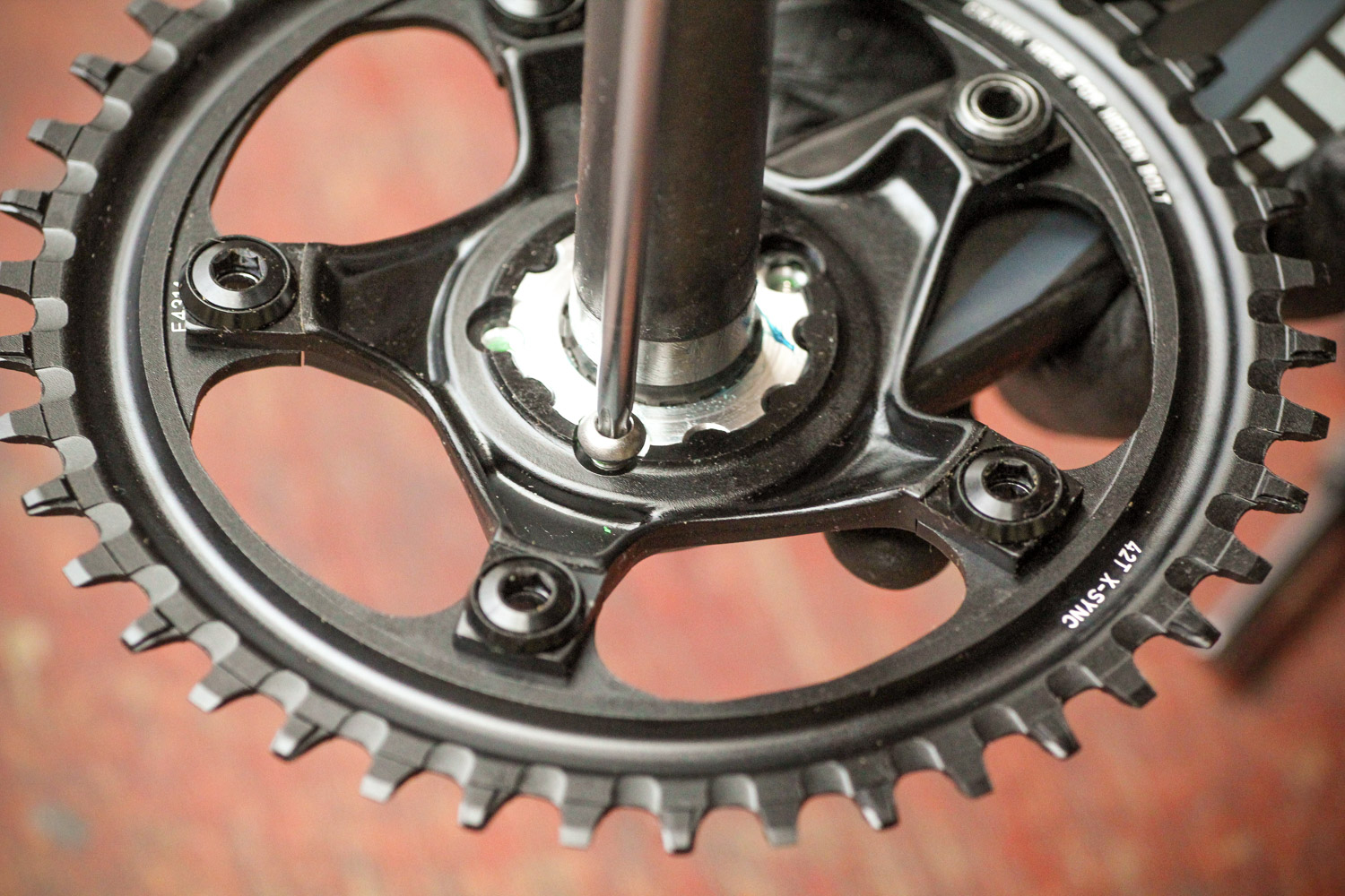 How to fit a CX1 chainring 17