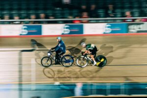 Mark Cavendish wins the Derny on opening night of 6 Day London 2019