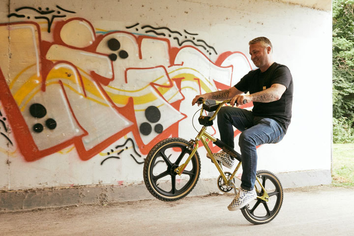 Raleigh Burner wheelie