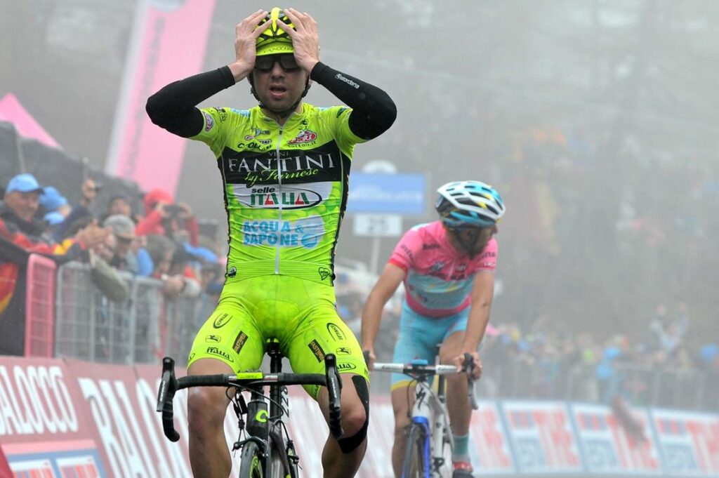 Mauro Santambrogio wins Giro 2013 stage 14