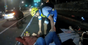 Cyclist hit on Greenpoint Avenue