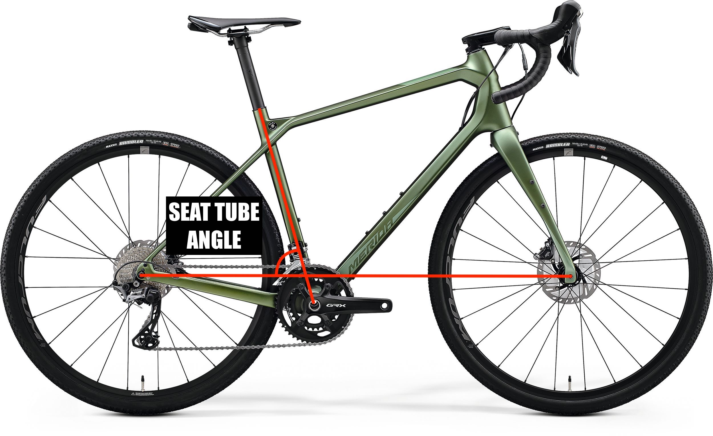 Seat tube angle