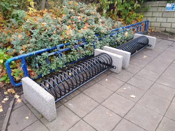 Shit bike rack