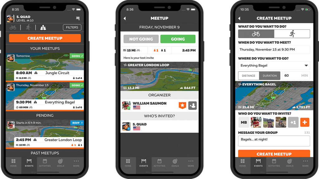 Zwift meetups